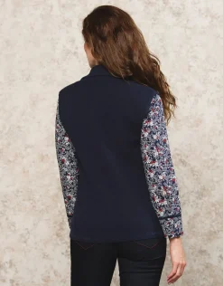 Christine Laure Gilets|Maille*Gilet sans manches bleu