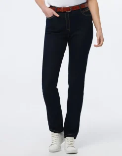 Christine Laure Jeans|Ajustés*Jean ajusté bleu brut