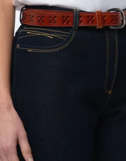 Christine Laure Jeans|Ajustés*Jean ajusté bleu brut