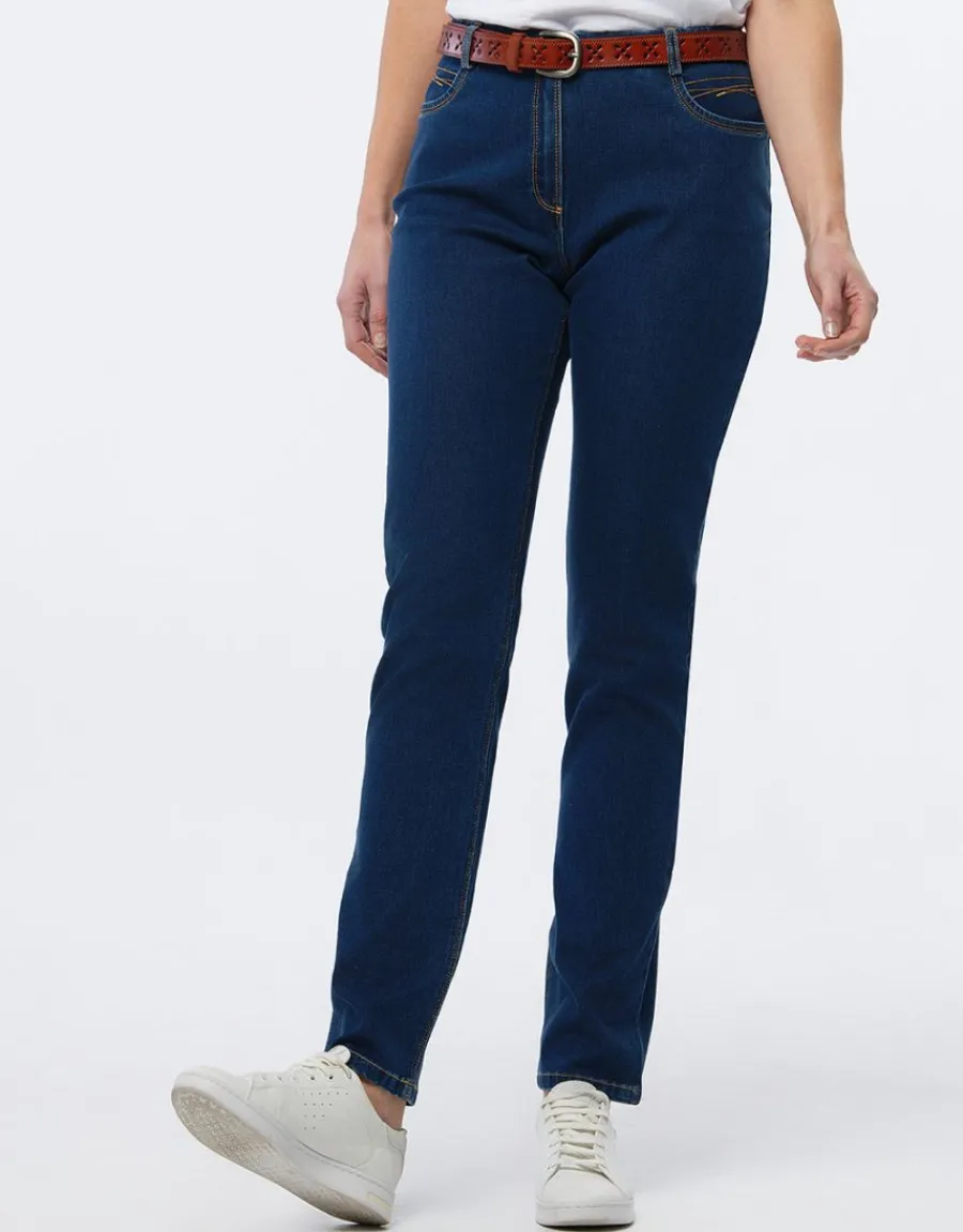 Christine Laure Jeans|Pantalons*Jean ajusté bleu foncé