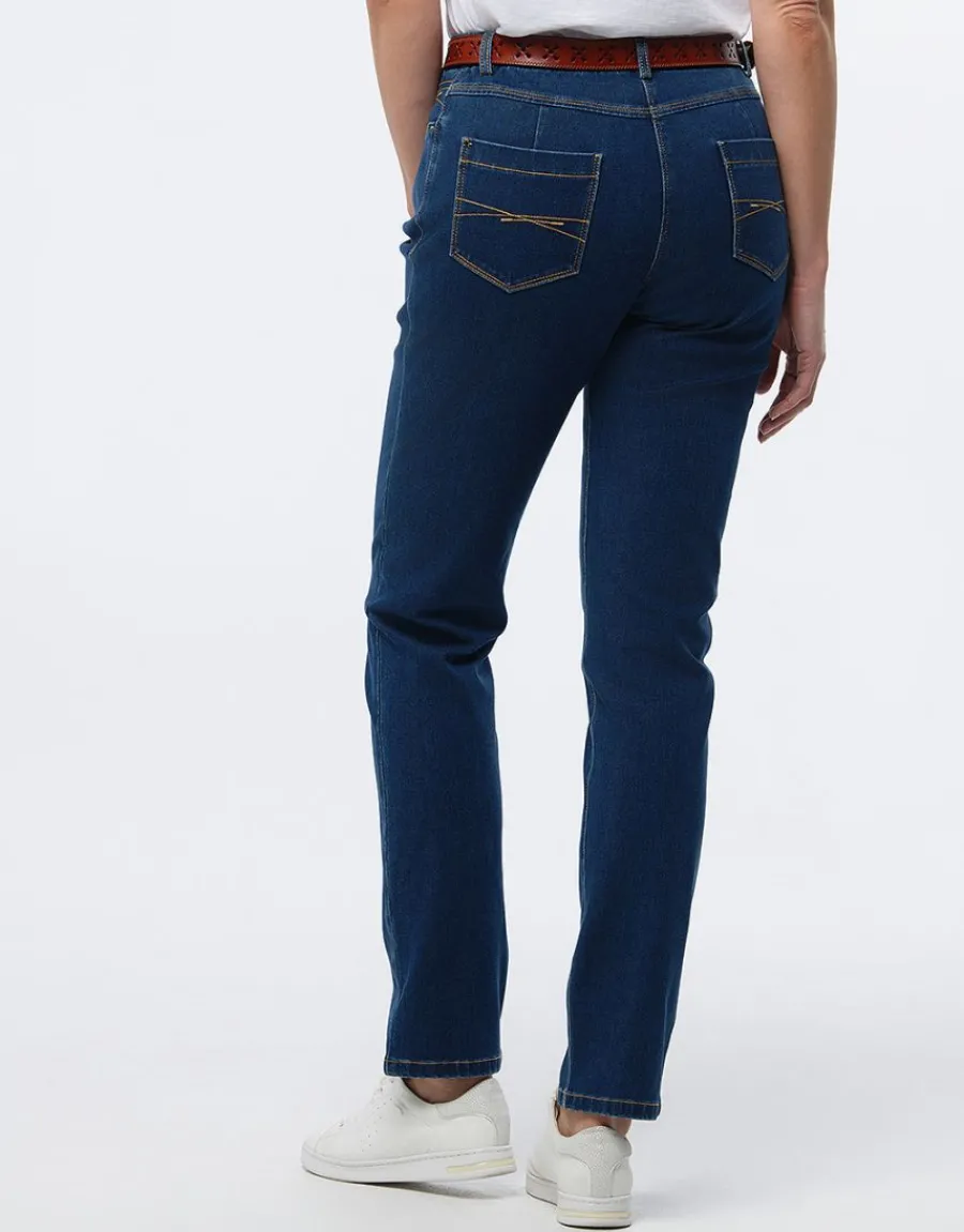 Christine Laure Jeans|Pantalons*Jean ajusté bleu foncé