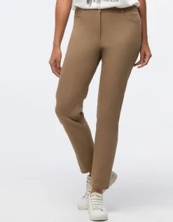Christine Laure Jeans|Ajustés*Jean ajusté 7/8ème beige
