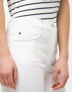 Christine Laure Jeans|Ajustés*Jean blanc stretch