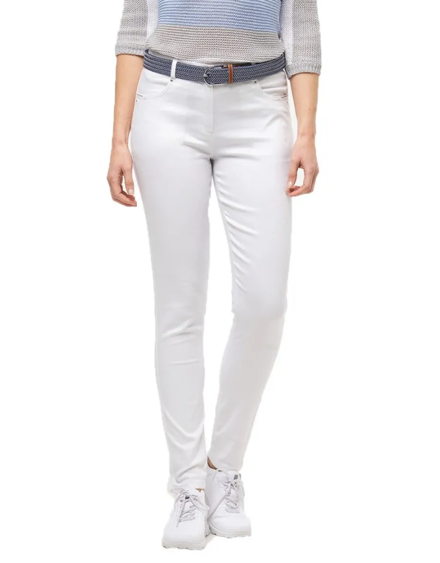 Christine Laure Jeans|Slims*Jean blanc stretch coton