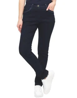 Christine Laure Jeans|Slims*Jean bleu marine
