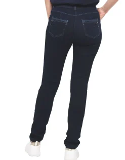 Christine Laure Jeans|Slims*Jean bleu marine