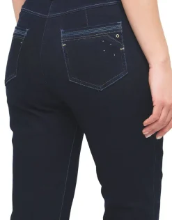 Christine Laure Jeans|Slims*Jean bleu marine