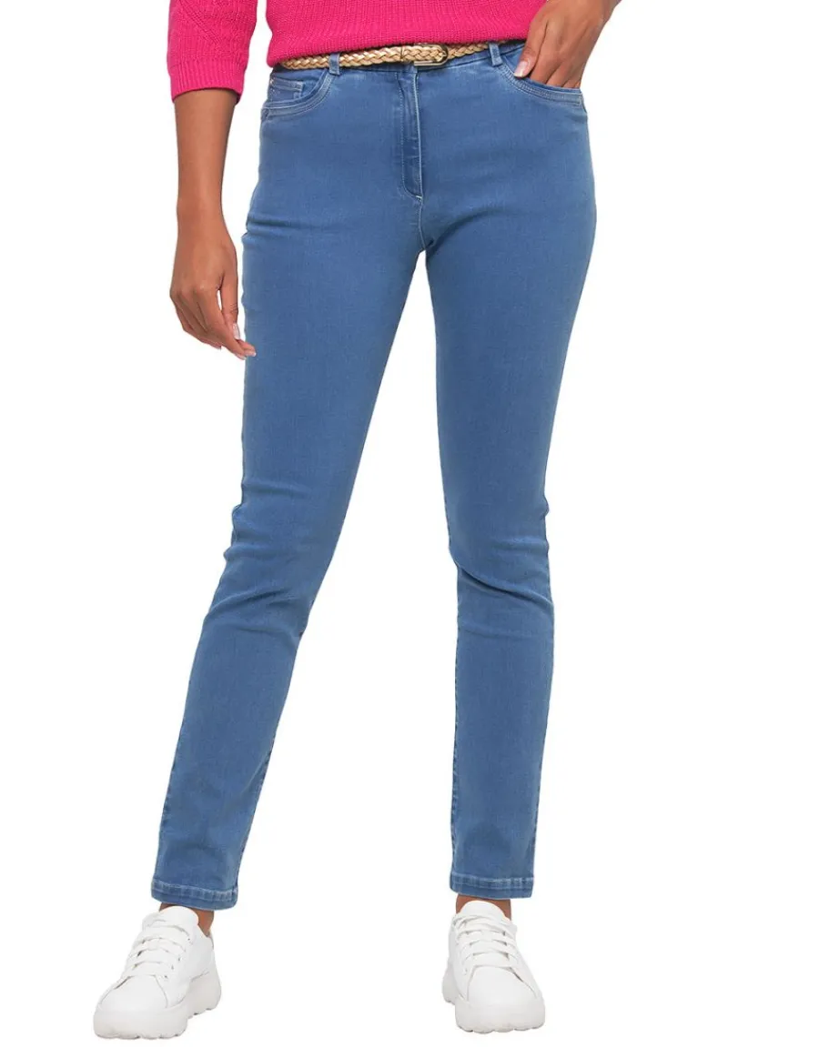 Christine Laure Jeans|Slims*Jean bleu stone