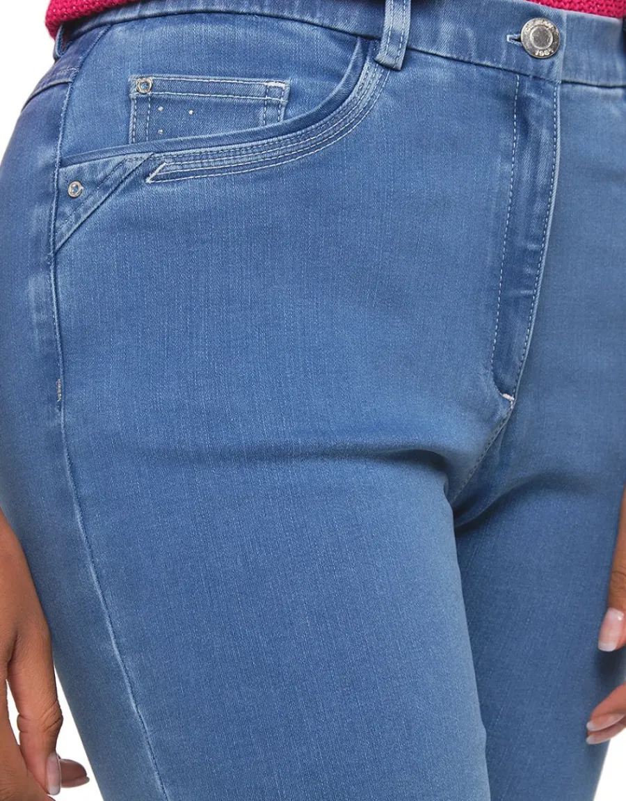 Christine Laure Jeans|Slims*Jean bleu stone