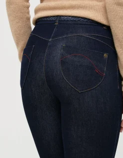 Christine Laure Slims|Pantalons*Jean brut 7/8è bi-stretch