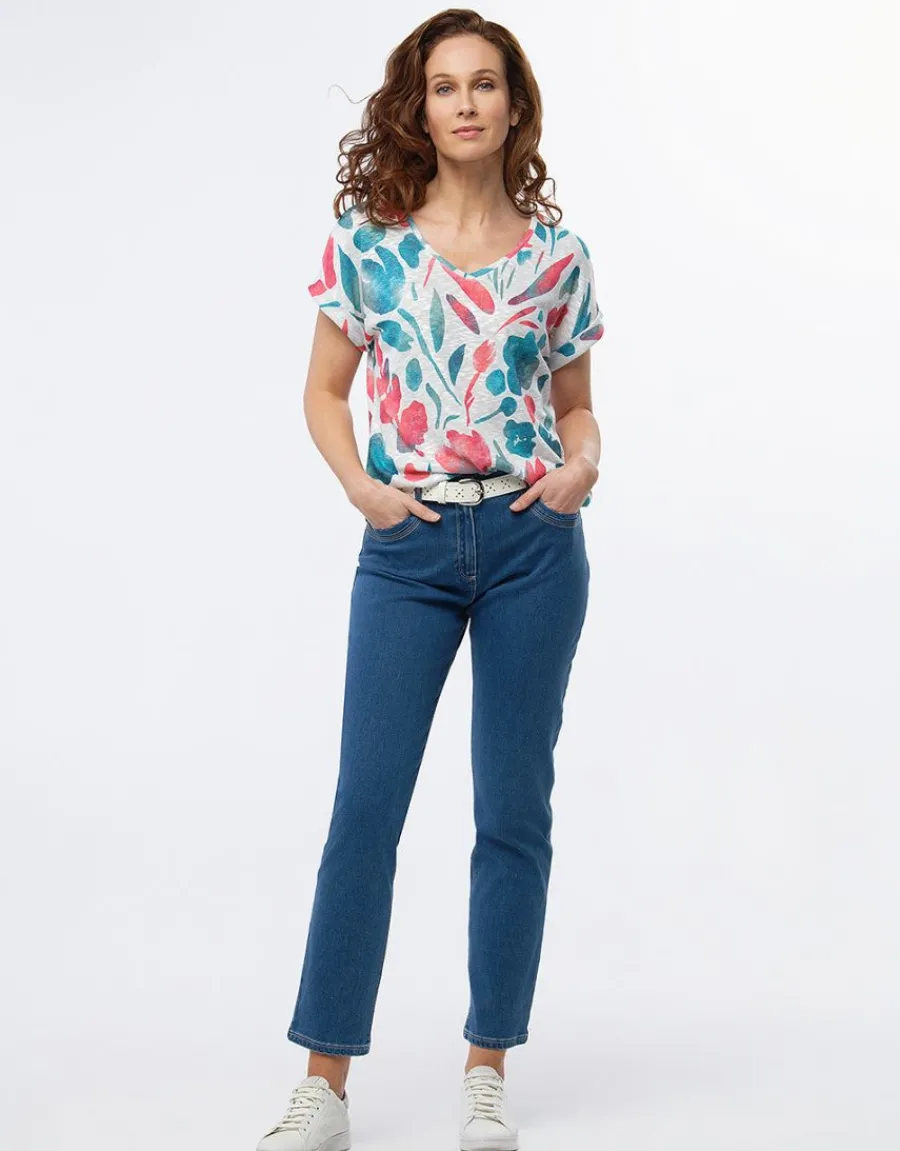 Christine Laure Jeans|Droits*Jean droit bleu clair