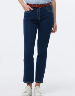 Christine Laure Jeans|Droits*Jean droit bleu foncé