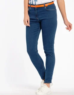 Christine Laure Jeans|Slims*Jean 7/8e bleu brut