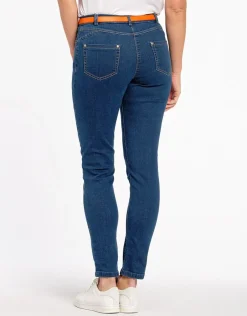 Christine Laure Jeans|Slims*Jean 7/8e bleu brut
