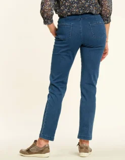 Christine Laure Jeans|Droits*Jean 7/8e bleu moyen
