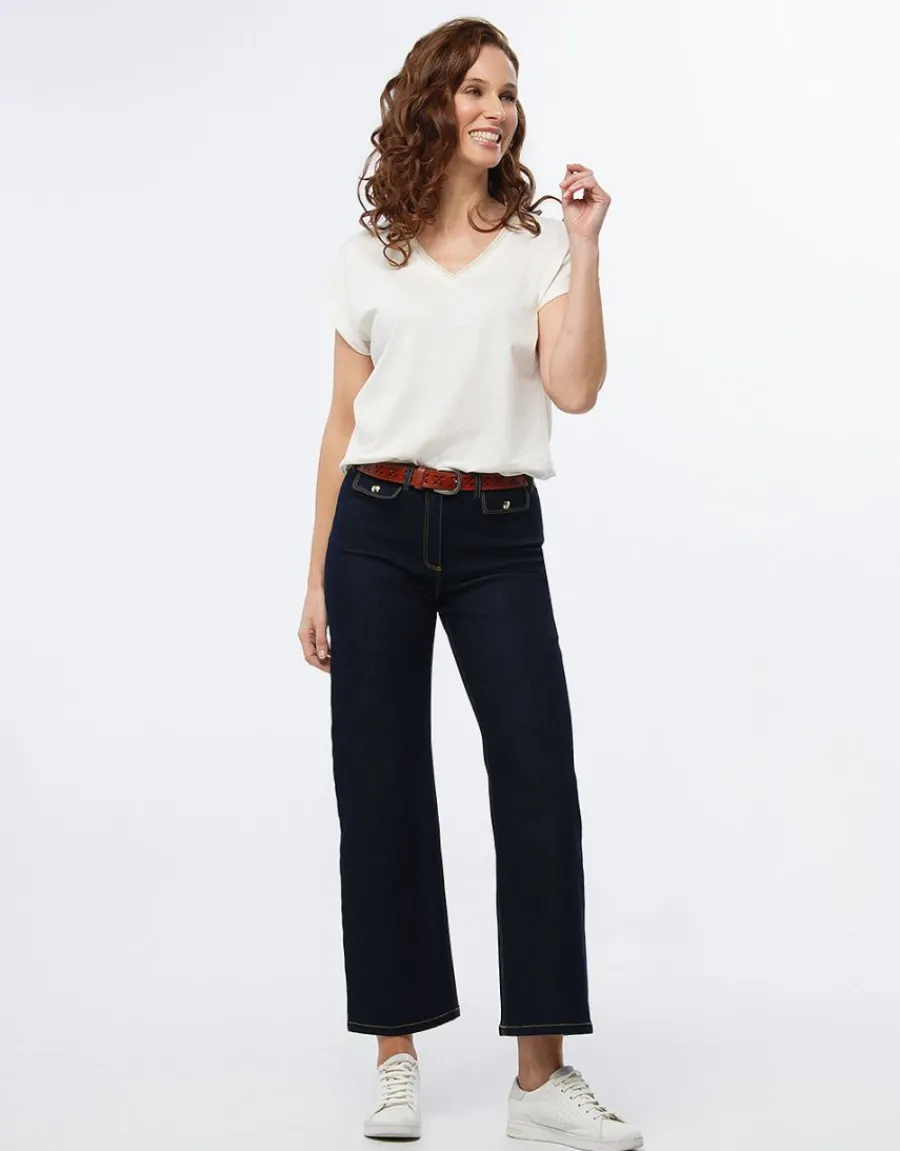 Christine Laure Jeans|Larges*Jean large 7/8ème