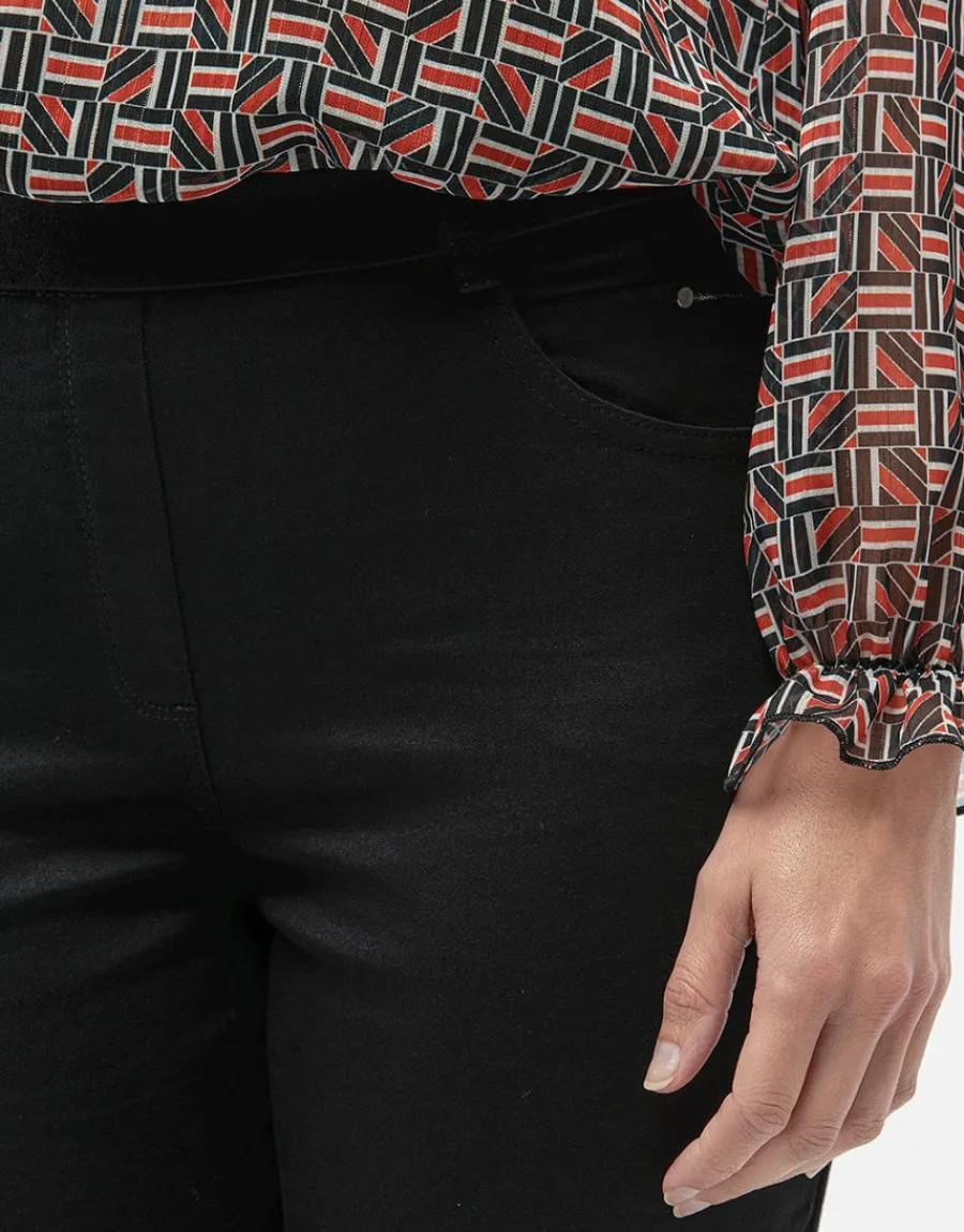 Christine Laure Jeans|Slims*Jean noir 7/8e