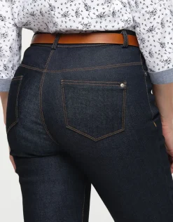 Christine Laure Jeans|Slims*Jean skinny bleu brut