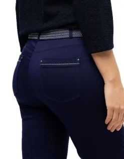 Christine Laure Jeans|Slims*Jean slim encre coton