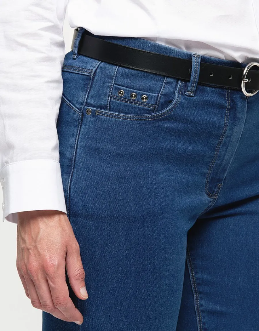 Christine Laure Jeans|Slims*Jean stretch skinny bleu