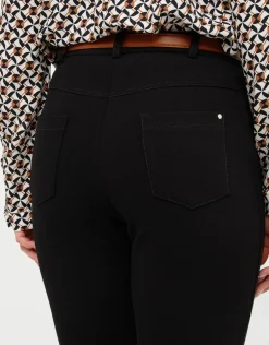 Christine Laure Ajustés|Pantalons*Jegging 7/8è noir chic