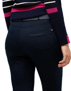 Christine Laure Slims|Pantalons*Jegging bleu marine coton