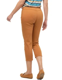 Christine Laure Ajustés|Pantalons*Jegging coton caramel