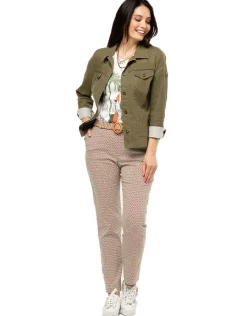 Christine Laure Droits|Pantalons*Jegging coton imprimé