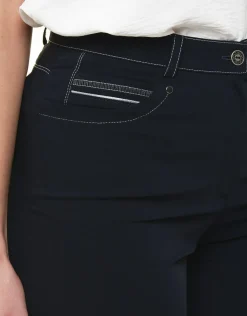 Christine Laure Droits|Pantalons*Jegging droit bleu marine