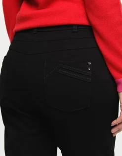 Christine Laure Droits|Pantalons*Jegging 7/8e noir