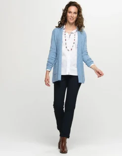 Christine Laure Ajustés|Pantalons*Jegging 7/8e noir et bleu