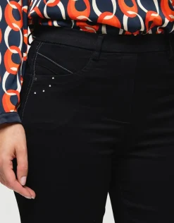 Christine Laure Ajustés|Pantalons*Jegging 7/8e stretch noir