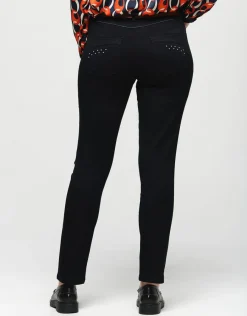 Christine Laure Ajustés|Pantalons*Jegging 7/8e stretch noir