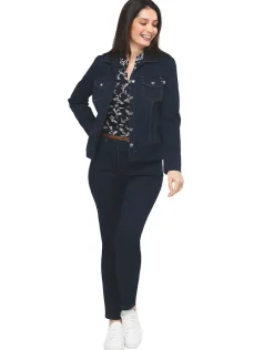 Christine Laure Slims|Pantalons*Jegging marine 7/8e