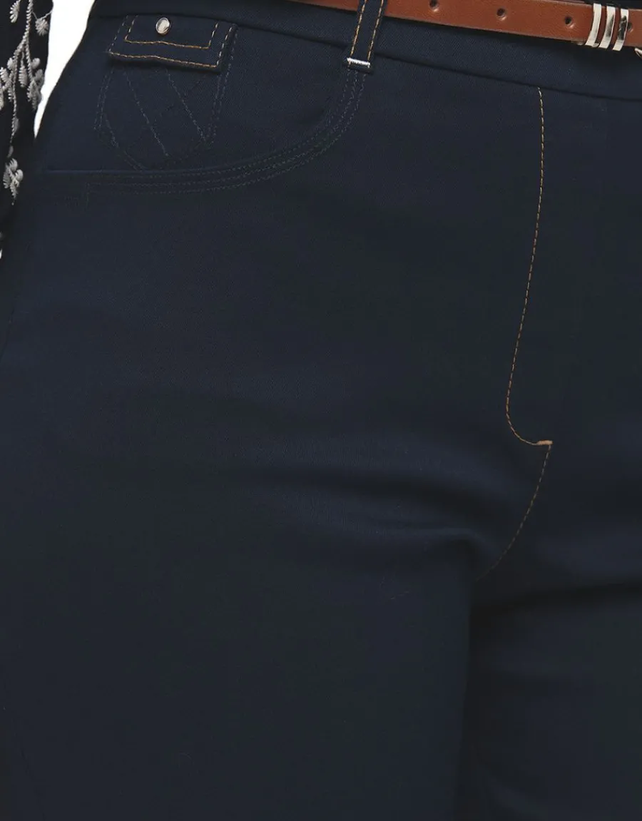 Christine Laure Slims|Pantalons*Jegging marine 7/8e