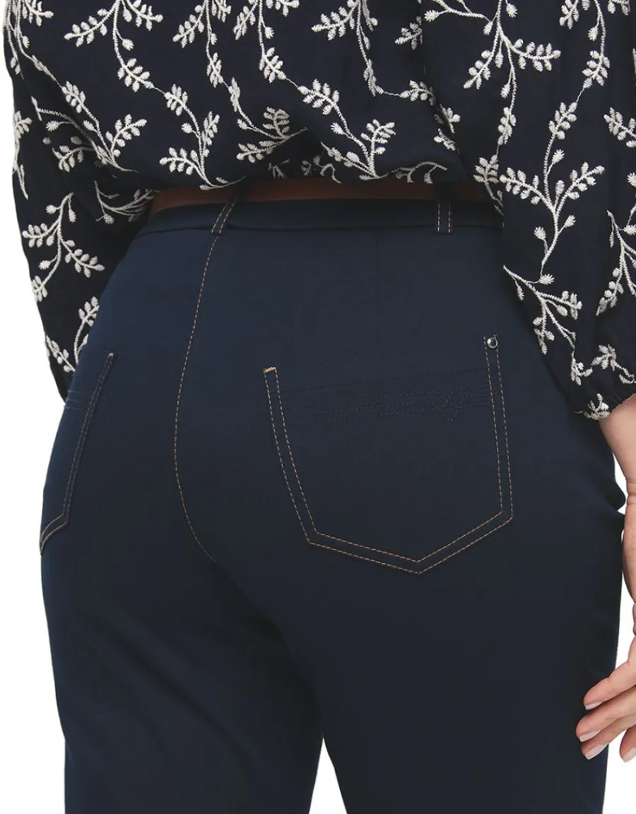 Christine Laure Slims|Pantalons*Jegging marine 7/8e