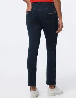 Christine Laure Pantalons|Slims*Jegging 7/ème bleu marine