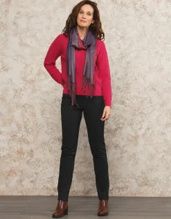 Christine Laure Ajustés|Pantalons*Jegging milano gris chiné