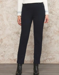 Christine Laure Ajustés|Pantalons*Jegging milano marine