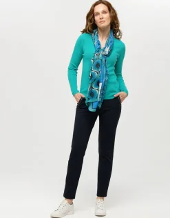 Christine Laure Ajustés|Pantalons*Jegging milano marine