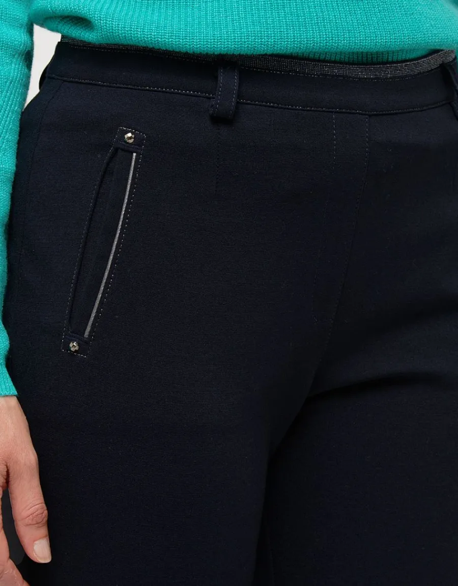 Christine Laure Ajustés|Pantalons*Jegging milano marine