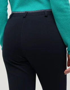 Christine Laure Ajustés|Pantalons*Jegging milano marine