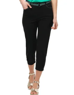 Christine Laure Pantalons*Jegging noir ceinture