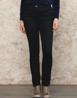 Christine Laure Ajustés|Pantalons*Jegging noir coton