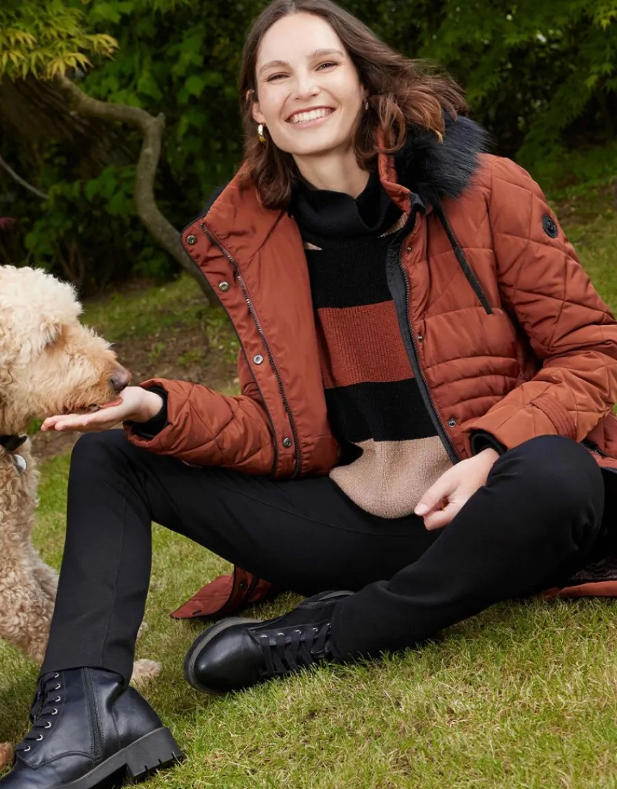 Christine Laure Ajustés|Pantalons*Jegging noir coton