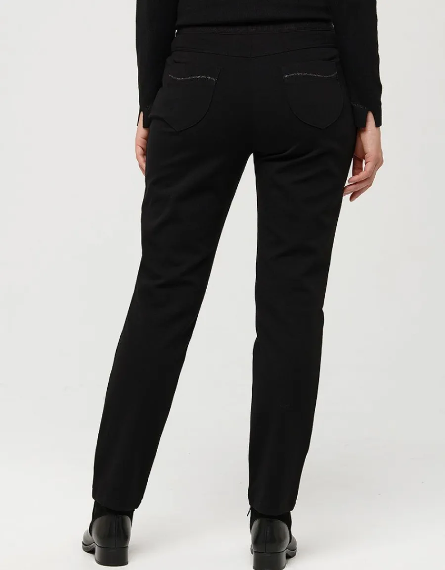 Christine Laure Pantalons|Ajustés*Jegging noir 7/8e