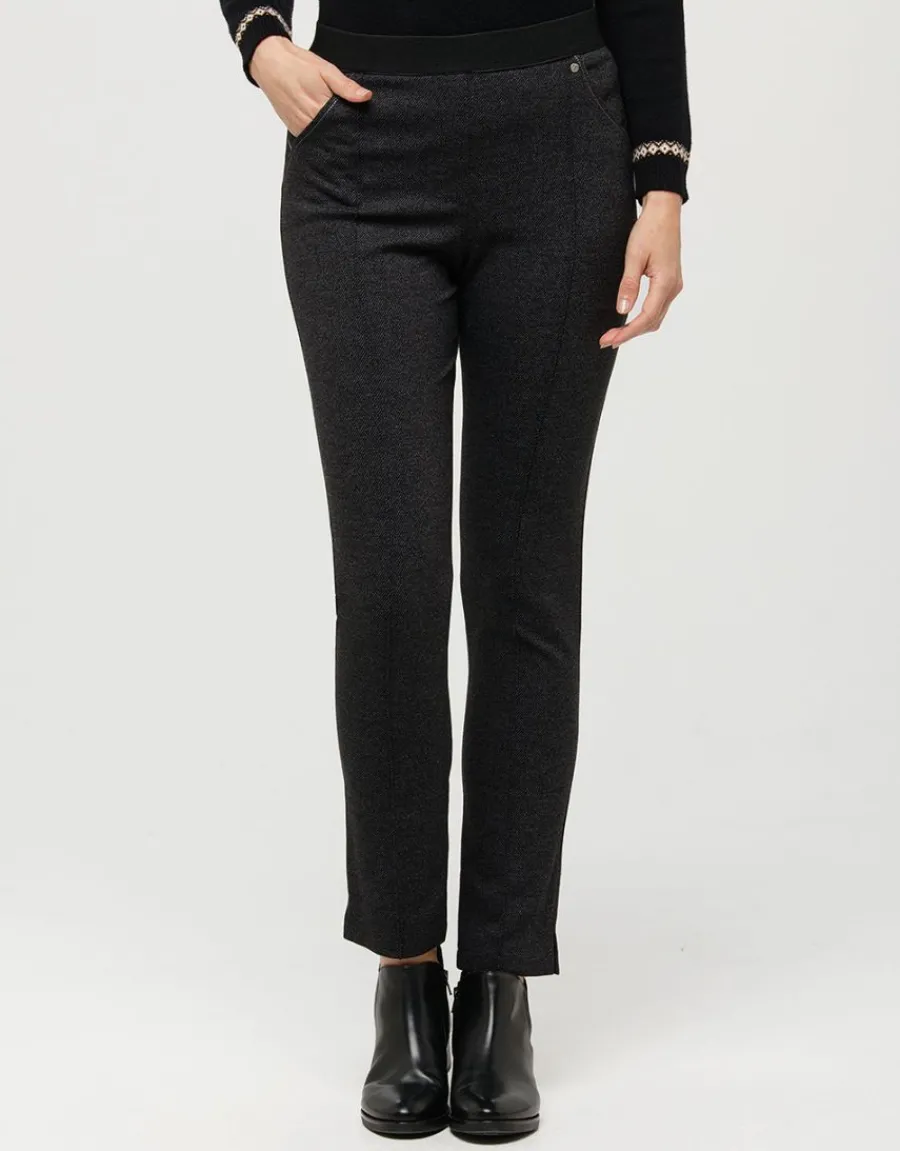 Christine Laure Slims|Pantalons*Jegging slim 7/8ème gris