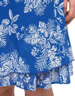 Christine Laure Jupes|Robes & Jupes*Jupe 100% coton bleu