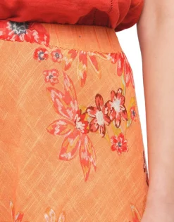 Christine Laure Jupes|Robes & Jupes*Jupe 100% coton orange