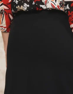 Christine Laure Jupes|Robes & Jupes*Jupe chic en crêpe